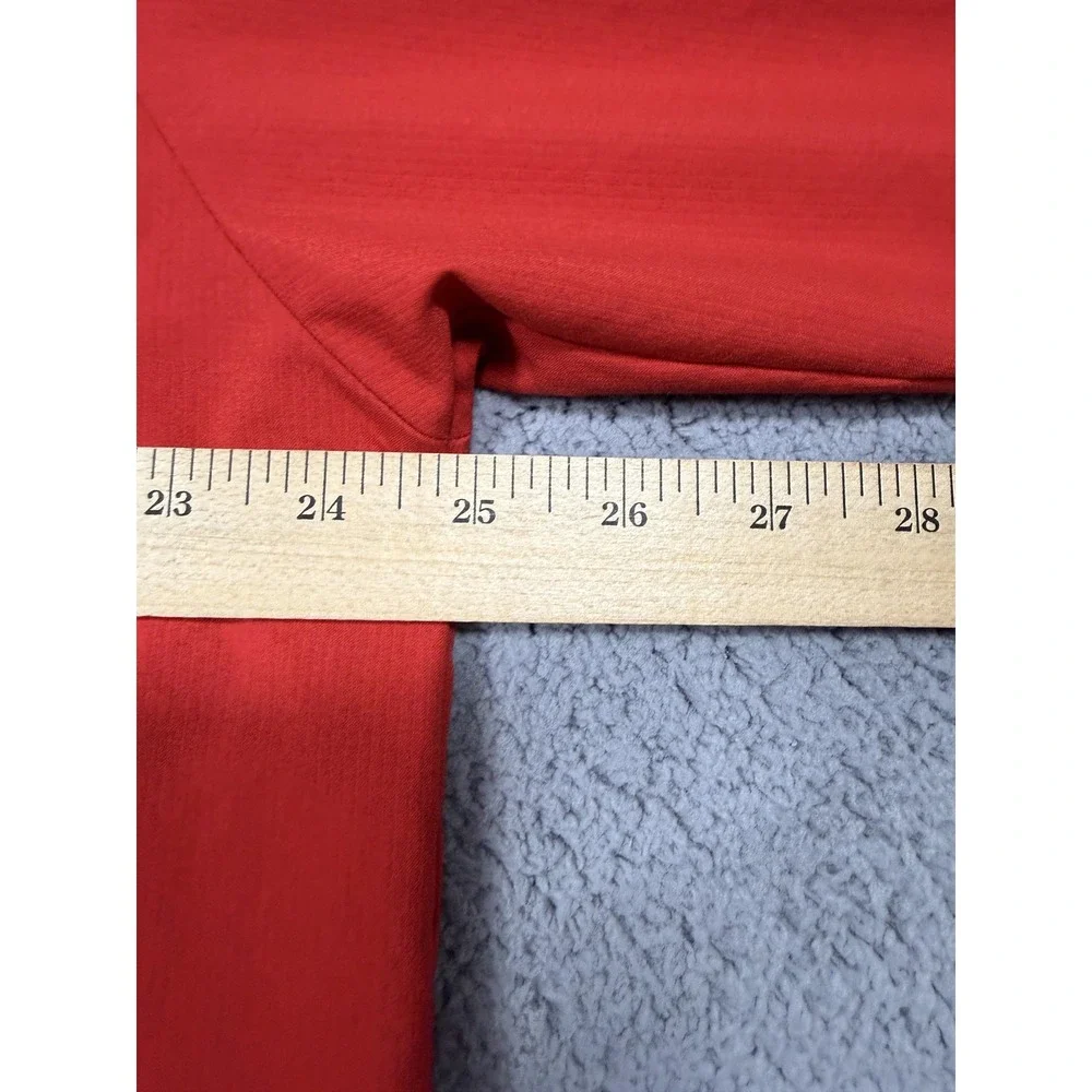 Nike Hemet Bulldogs Jacket Mens Large Red Basketball Full‎ Zip Warm Up Coat